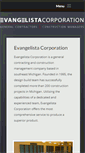 Mobile Screenshot of evangelistacorporation.com
