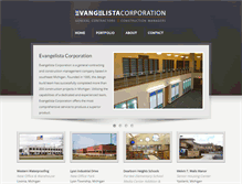 Tablet Screenshot of evangelistacorporation.com